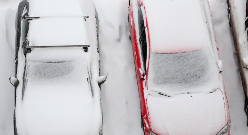 Leesett az újabb hó Magyarországon: itt minden kifehéredett