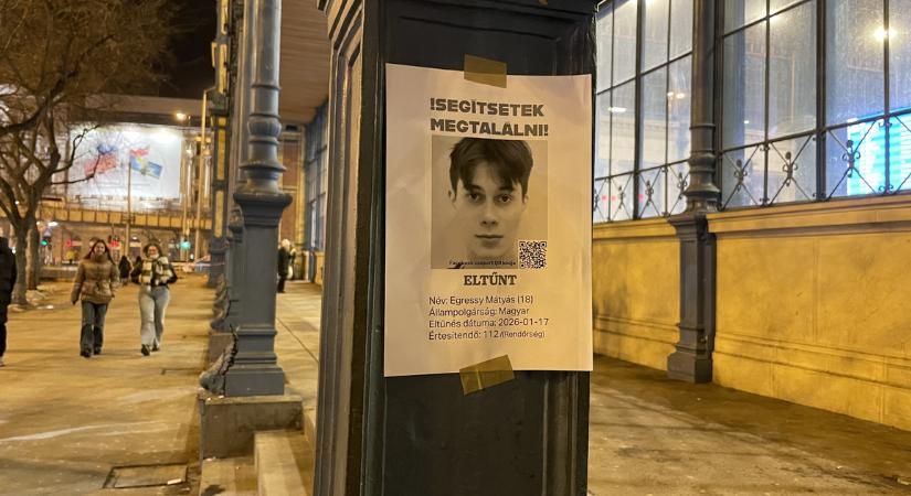Megszólalt a rendőrség Egressy Mátyás eltűnésével kapcsolatban, több információt is megcáfoltak