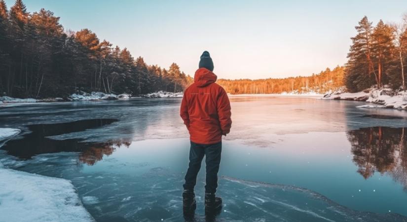Így lehet túlélni a szakértők szerint, ha az ember alatt beszakad a jég