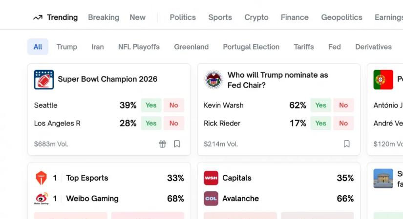 Kitiltották a Polymarketet Magyarországról