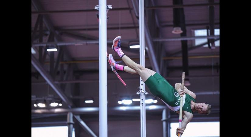 A győri Böndör Márton 5,40-nel kezdte az évet