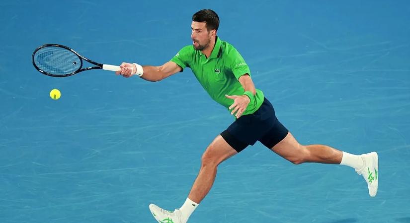 Novak Djokovics szettveszteség nélkül jutott tovább az Australian Openen