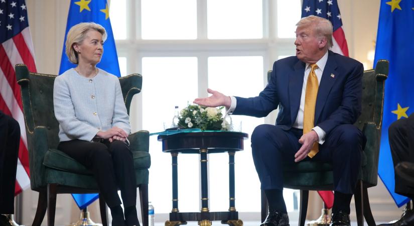 Az EU felfüggesztheti az Egyesült Államokkal kötött kereskedelmi megállapodást Trump vámfenyegetései miatt