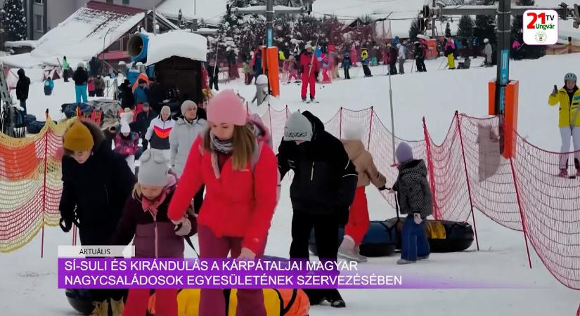 Aktuális (2026.01.19) - Sí-suli és kirándulás a Kárpátaljai Magyar Nagycsaládosok Egyesületének szervezésében (videó)