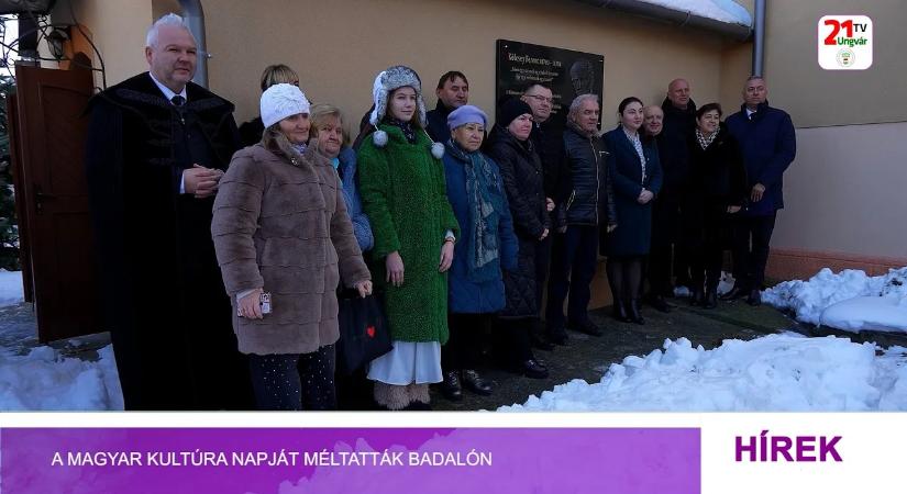 A Magyar Kultúra Napját méltatták Badalón (videó)