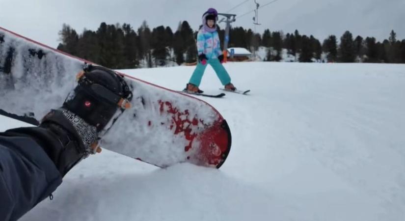Hatalmas bukás lett Krausz Gáborék téli kalandjából videó