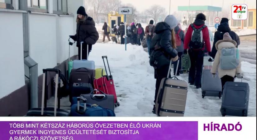 Több mint kétszáz háborús övezetben élő ukrán gyermek ingyenes üdültetését biztosítja a Rákóczi Szövetség (videó)