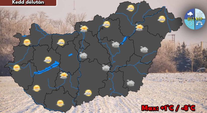 Fagyos marad az idő, délután napsütésre is számíthatunk