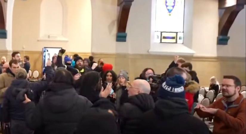 Aktivisták zavartak meg és zaklattak keresztényeket egy minnesotai templomban (VIDEÓ)