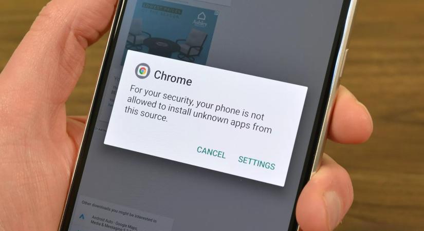 A Google nem tiltja, de tovább bonyolítja az APK-s telepítést