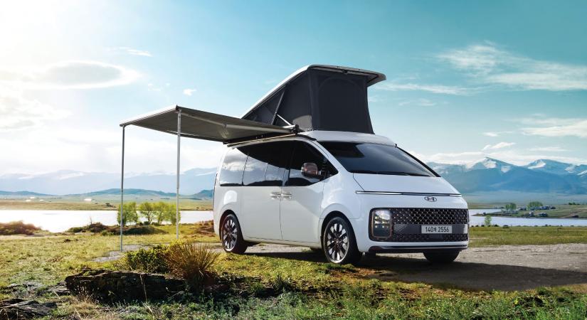 Kemping egy gombnyomásra: ezt tudja a Hyundai elektromos lakóautója