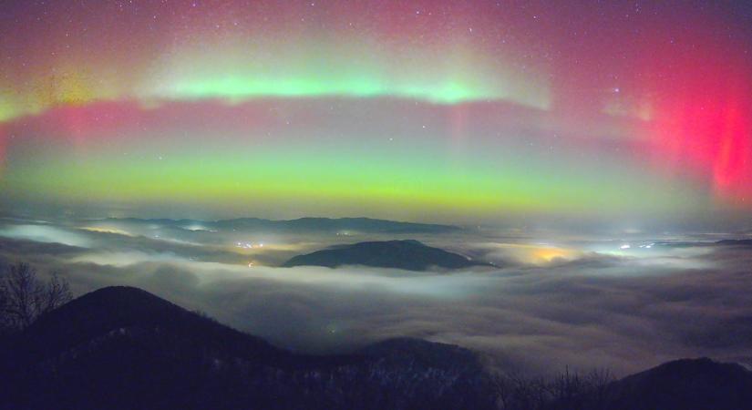 Elképesztő volt a sarki fény Magyarországon is