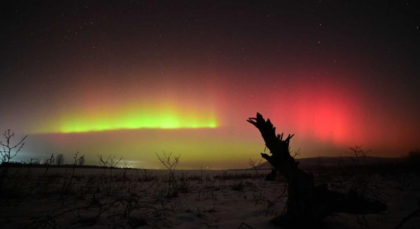 Varázslatos sarki fény tűnt fel Erdélyben is (VIDEÓ)