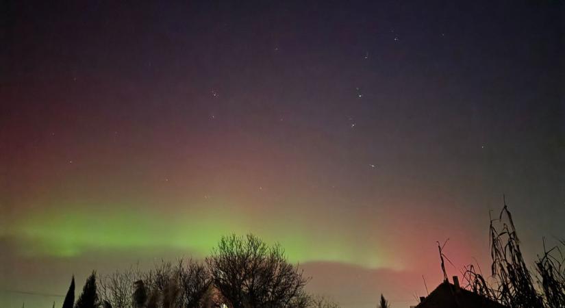 Ilyen volt a sarki fény Győr-Moson-Sopronban - Olvasóink felvétele