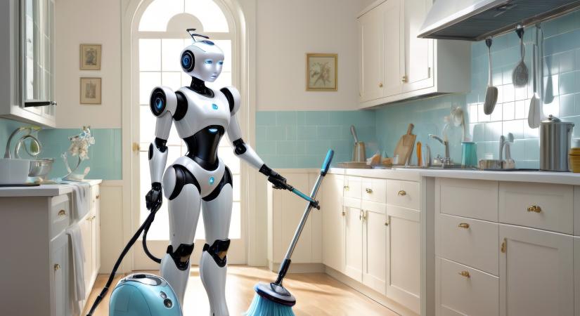 Már nincs olyan messze, amikor humanoid robotok végzik majd otthon a takarítást