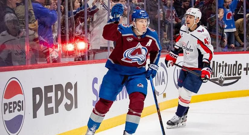 NHL: MacKinnon vezérletével ütötte ki a Capitalst a bajnokesélyes Avalanche