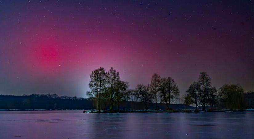 Sarki fény Nagykanizsa határában