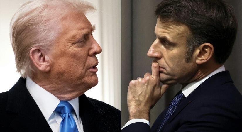 Totál kiakadt Trump Macronra, mert nem akar részt venni a béketanácsában, így durva vámmal fenyegeti „borait és pezsgőit”