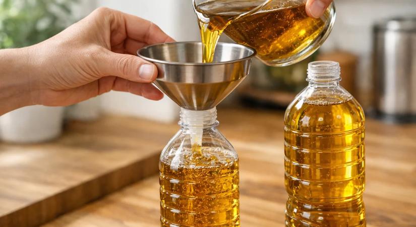 Fizetnek a használt olajért a Coopban – 100 forintos kupon jár érte literenként (így kell leadnod)