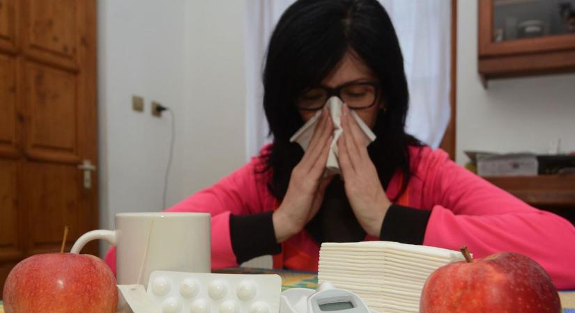 Figyelmeztető adatok: térségünkben az egyik legmagasabb az influenzás betegek aránya