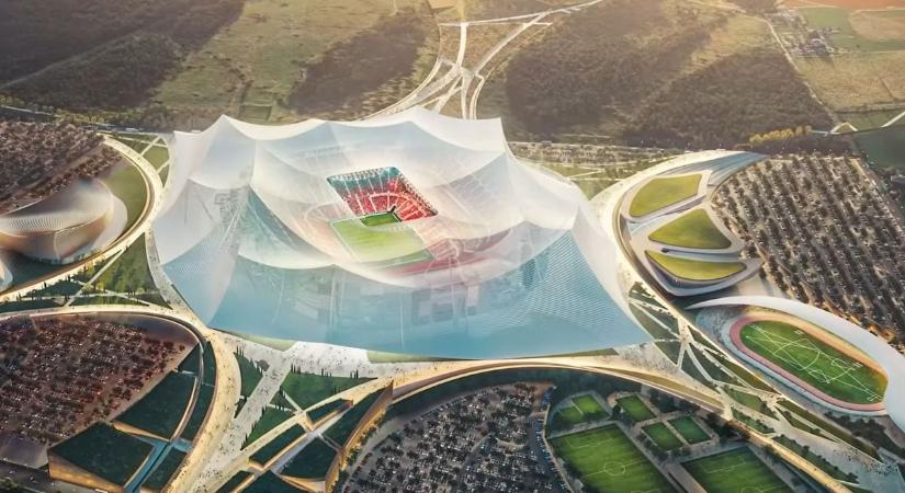 Leleplezték a világ legnagyobb stadionját: Szoboszlaiék is pályára léphetnek a gigantikus arénában (GALÉRIA)