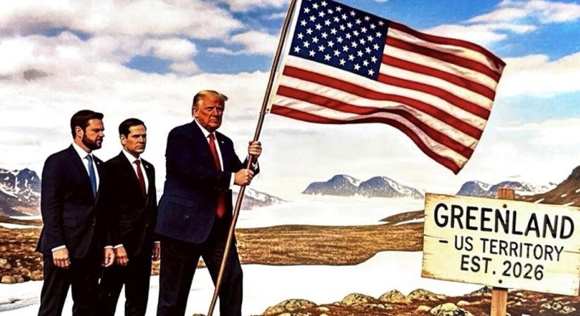 Trump a világnak és Macronnak is odacsapott Grönland ügyében