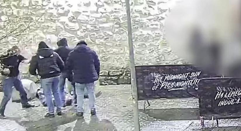 Balhé a pécsi szórakozóhely előtt, szemtanúkat keres a rendőrség (VIDEÓ)
