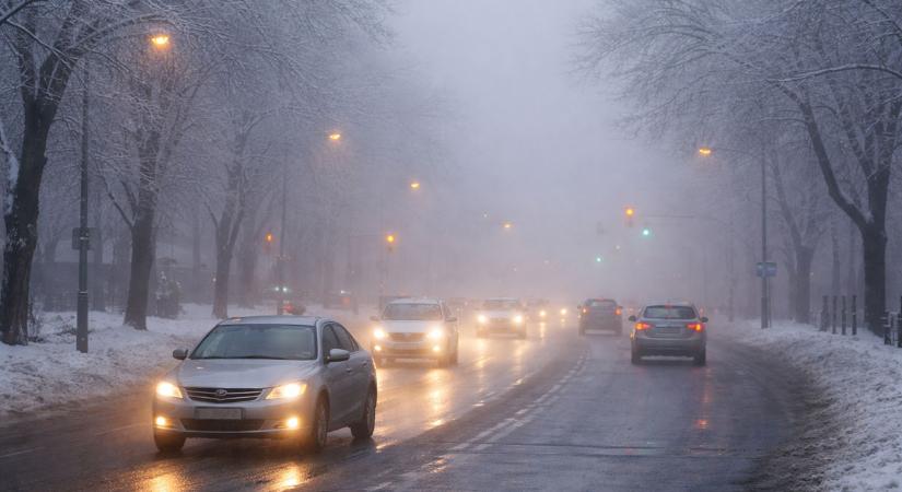 Veszélyes köd Békésben: óvatosságra int a rendőrség