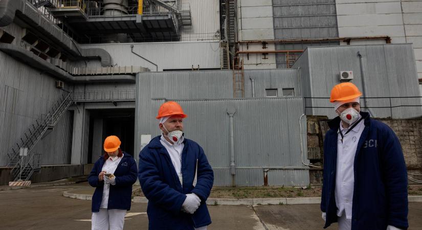Az orosz csapások miatt megszűnt az áramellátás a csernobili atomerőműben