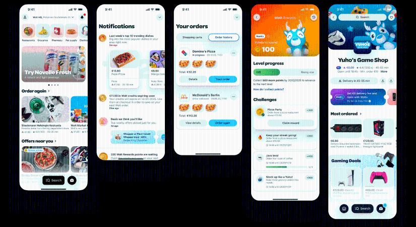 Átalakul a Wolt alkalmazása: a boltok helyett a termékek kerülnek előtérbe