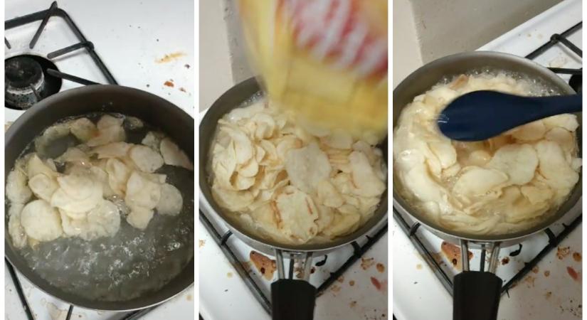 Horror a konyhában: chipsből készített krumplipürét