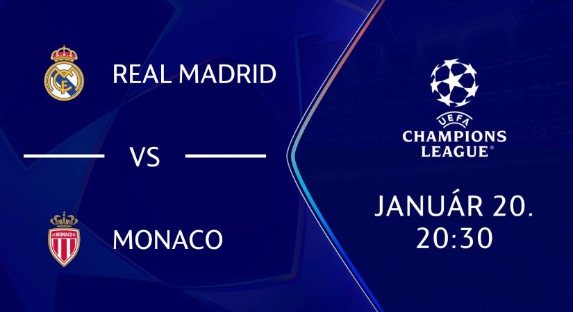 Real Madrid-Monaco online? Mutatjuk, hogy hol nézheted!