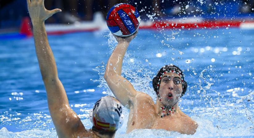 A címvédő Spanyolország legyőzésével Eb-elődöntős a férfi vízilabda-válogatott
