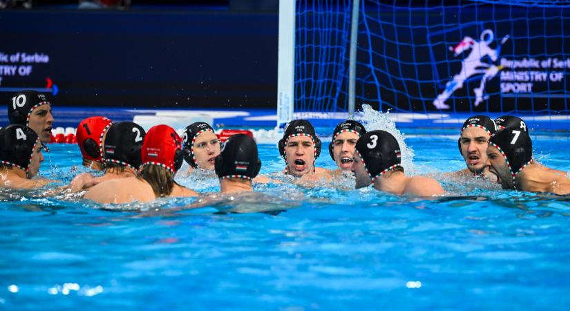 Drámai végjáték után jutott elődöntőbe a magyar válogatott a vízilabda Eb-n