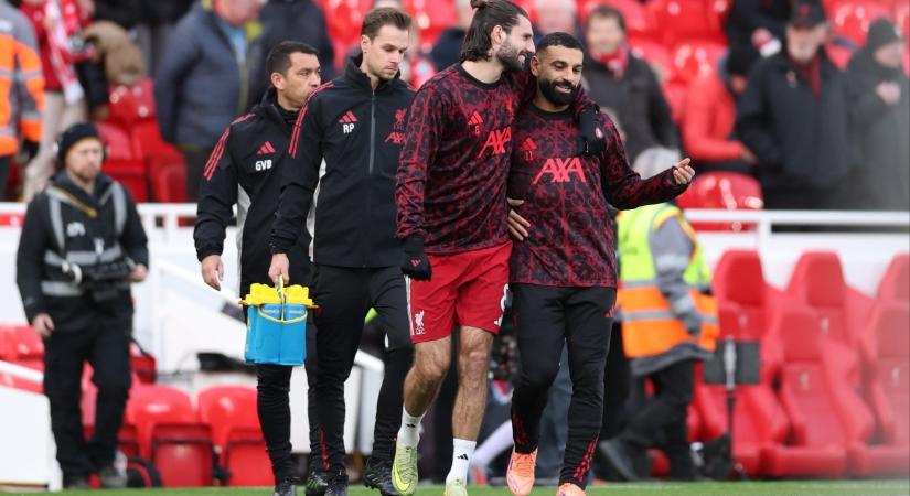 Ismét vörösben Szalah, de nincs minden rendben