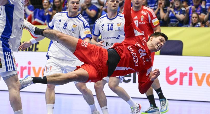 Kézilabda-Eb: A végletekig kiélezett meccsen egy góllal kapott ki Izlandtól a magyar válogatott