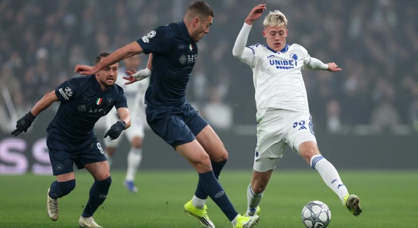 Emberelőnyben bukott pontokat a Napoli Koppenhágában