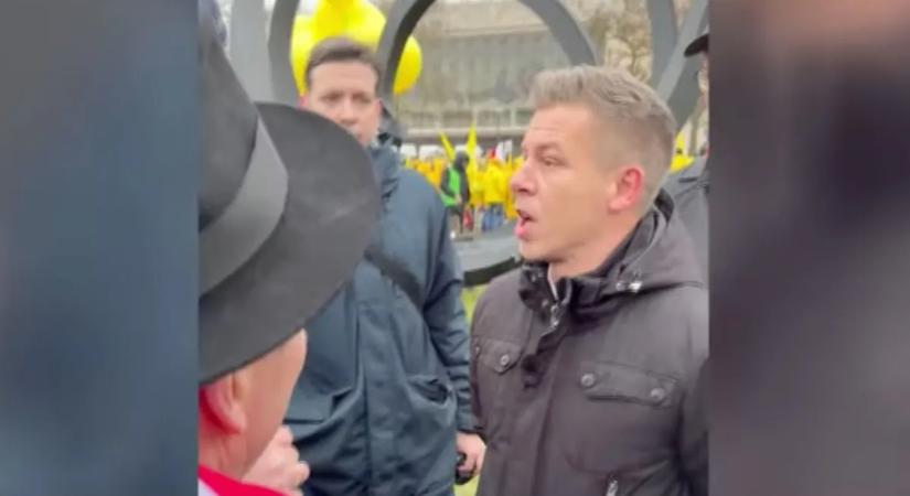 Magyar Pétert a helyén kezelték az Ursula ellen tüntető gazdák