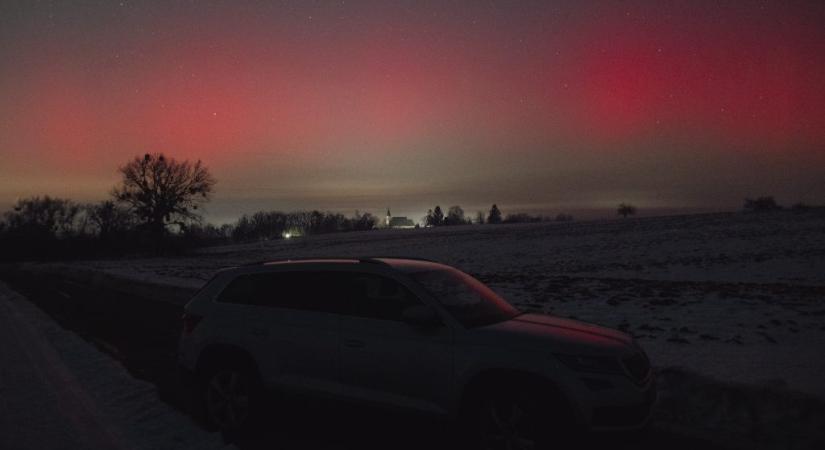 Ismét sarki fény ragyogta be a magyar égboltot