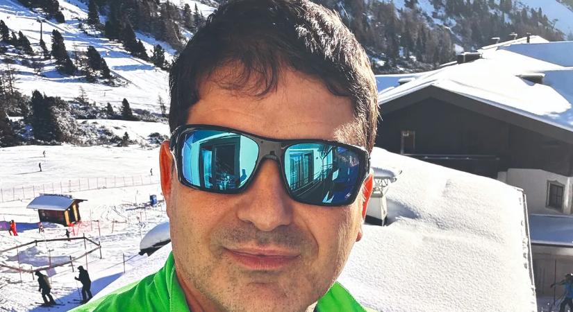 Nagy volt az ijedtség: Hajdú Péter síelés közben sérült meg