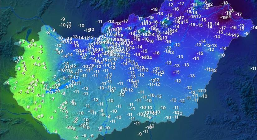 Ez volt az idei tél egyik leghidegebb éjszakája