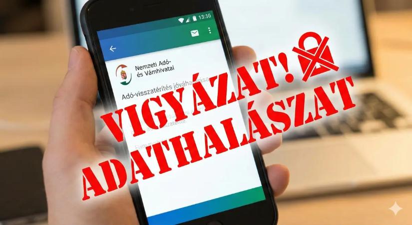 Soha ne kattints, ha így keres a NAV: Most az SZJA-visszatérítéssel próbálkoznak a csalók