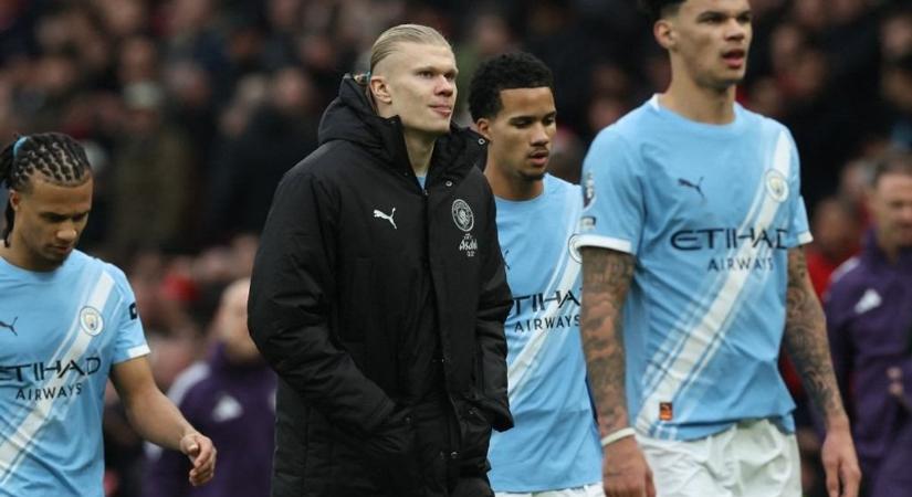 Három játékostársát is a „busz alá lökte” Haaland a Manchester City elképesztő veresége után