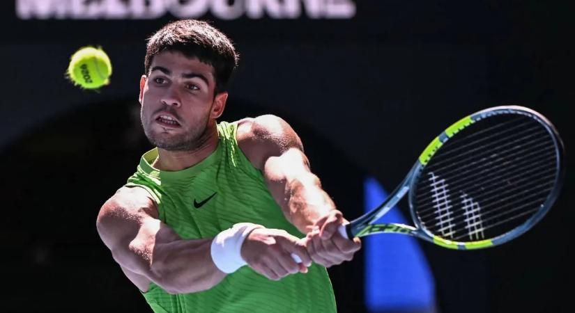 Australian Open: Alcaraz a második meccsén sem vesztett játszmát