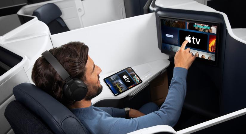 Az Apple TV tartalmai is elérhetővé válnak az Air France járatok fedélzetén