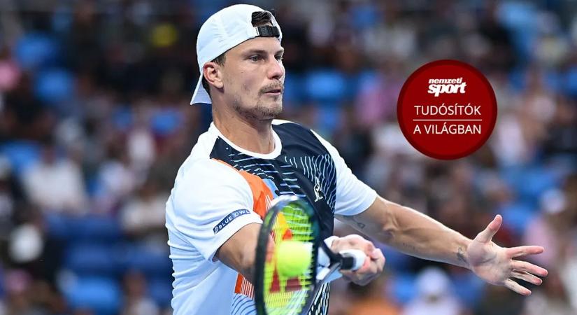 Fucsovics Márton kikapott Bubliktól az Australian Openen
