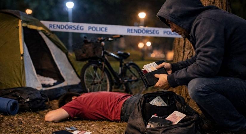 Egy kecskeméti parkban sátorozott a kínai áldozat: meglopták, majd arcon vágták és kirabolták
