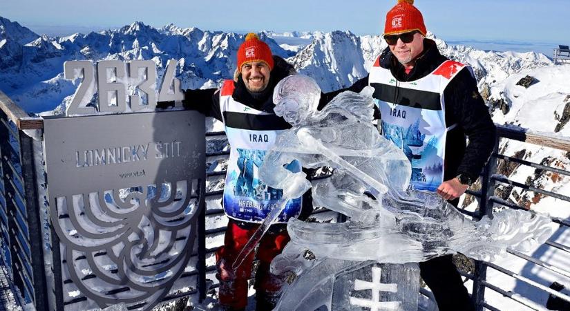 Jégbe zárt csodák a Magas-Tátrában – Világsztárok, olimpiai hősök és fényben ragyogó jégszobrok