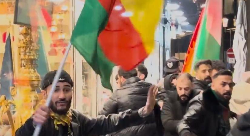 Kurdok vertek szét egy szír éttermet Dortmundban (Videó!)