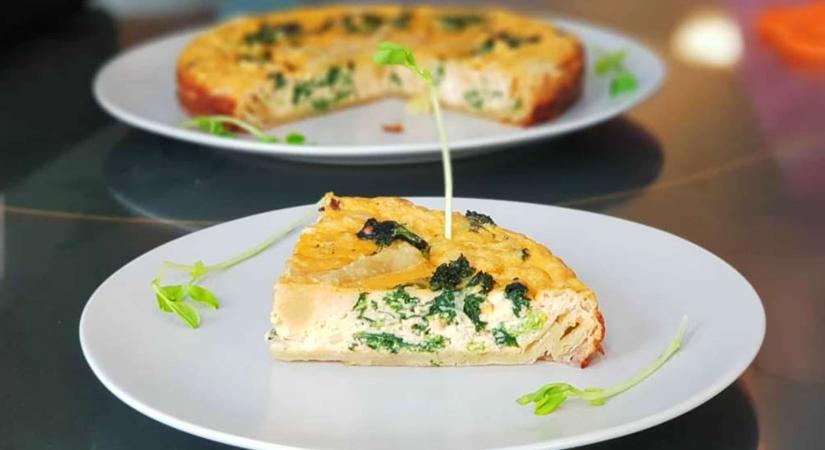 Kapros-tofutúrós pite – tartalmasabb leves után vagy reggelire is fogyaszthatod